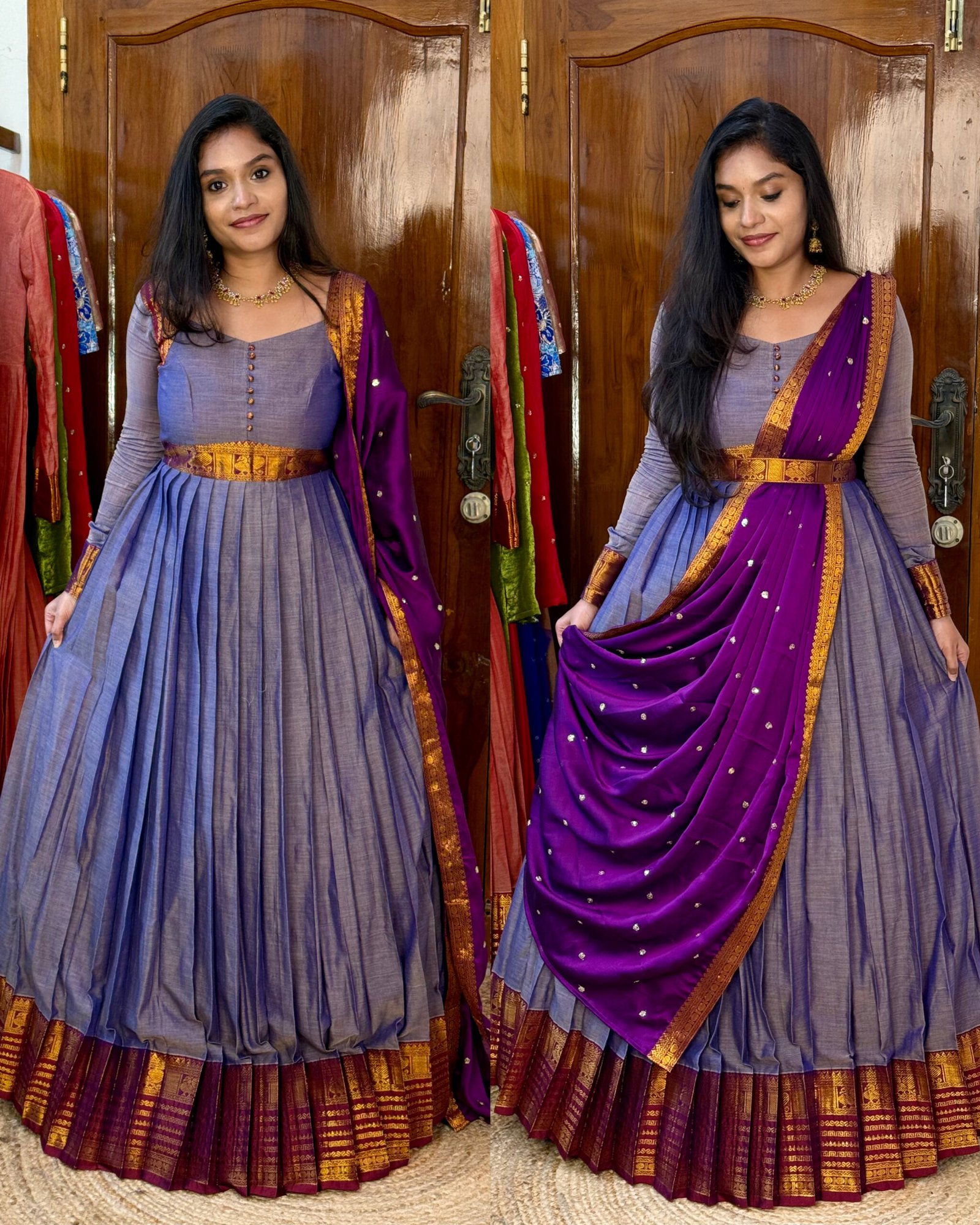 Ezhil Lavender Maxi dress