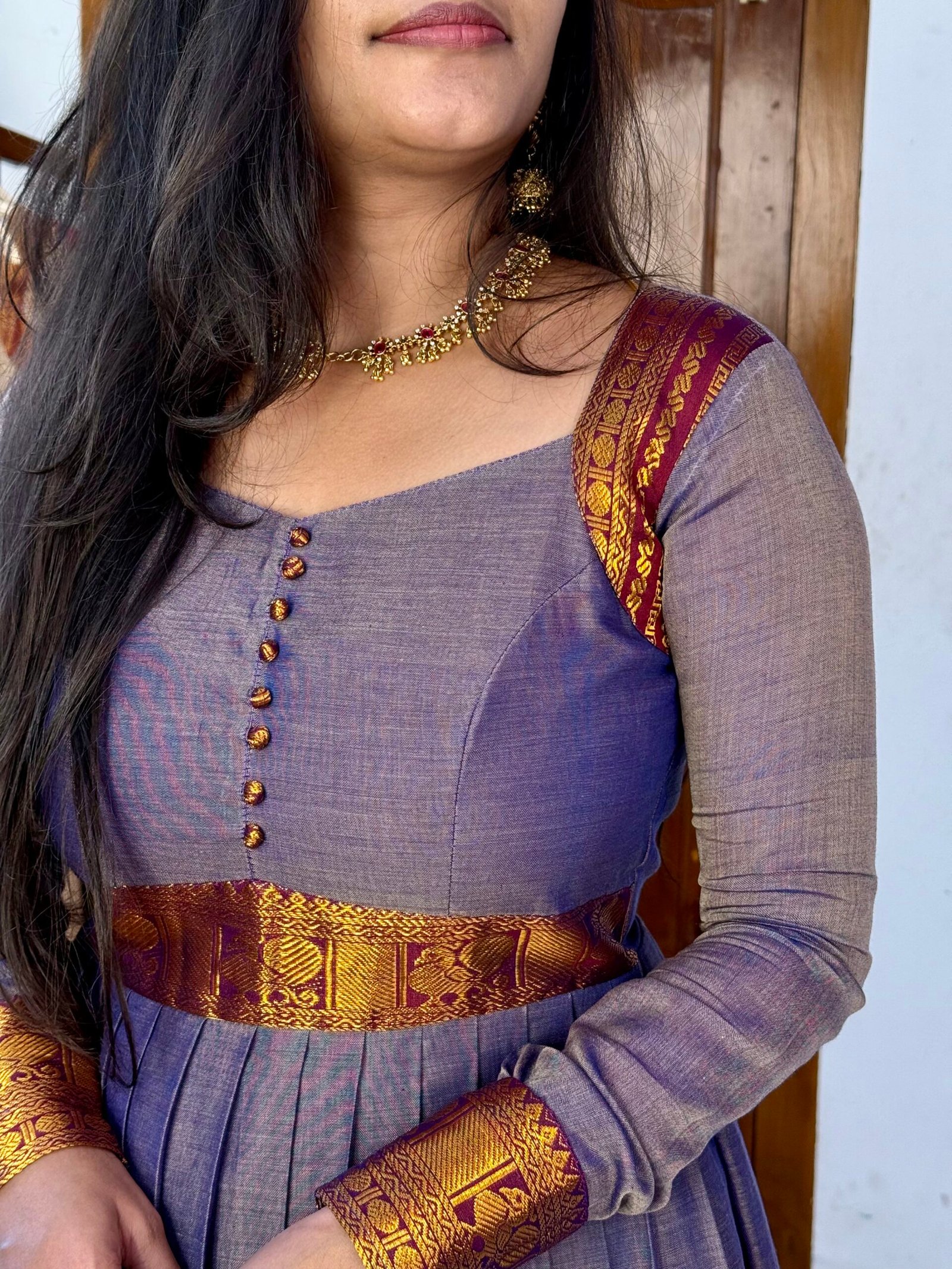Ezhil Lavender Maxi dress