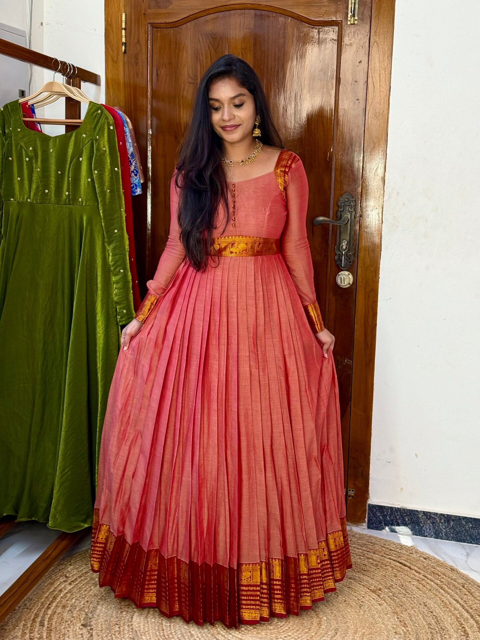 Ezhil Pink Maxi dress
