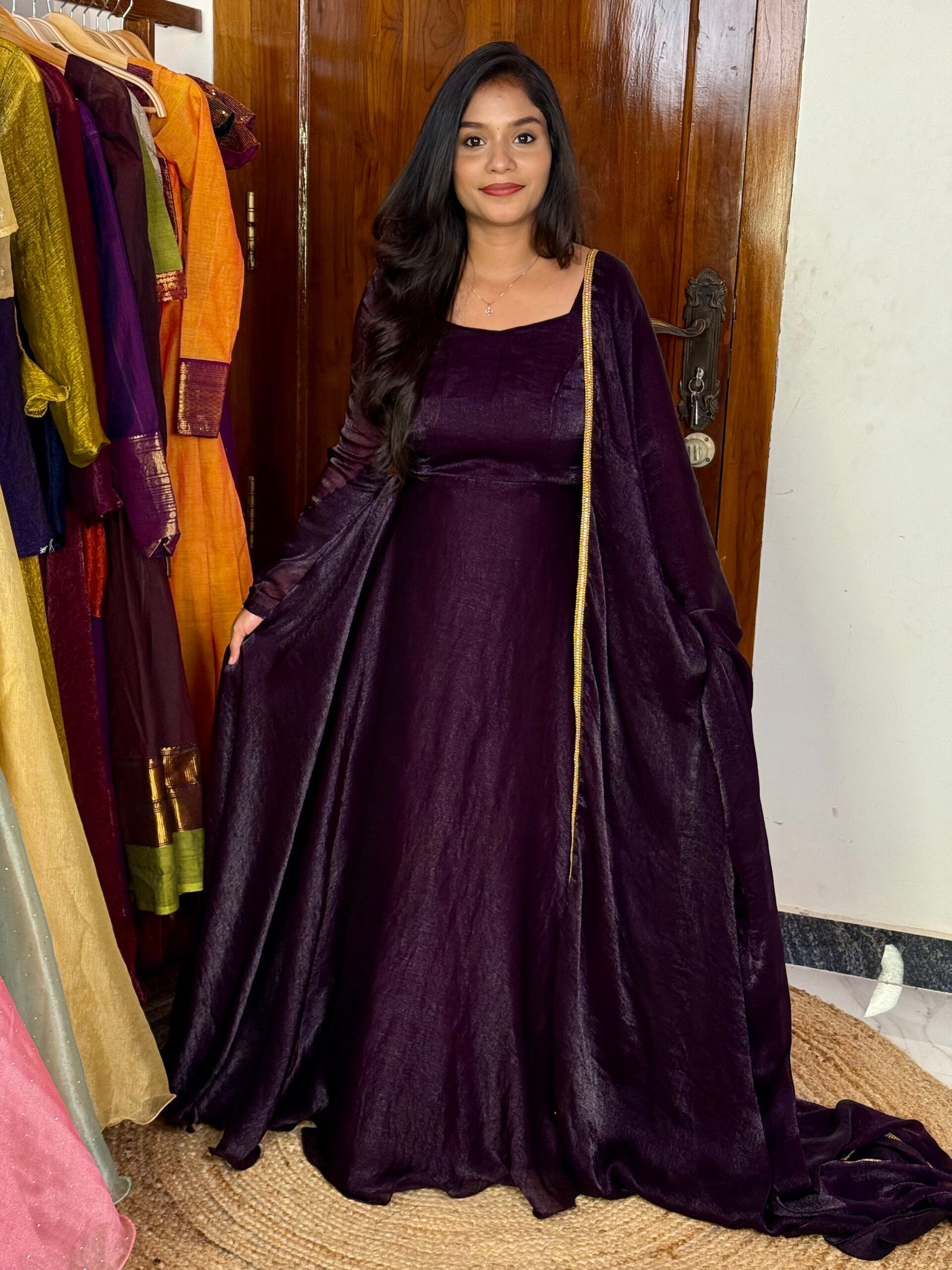 Menaka Dark Purple(Maxi)