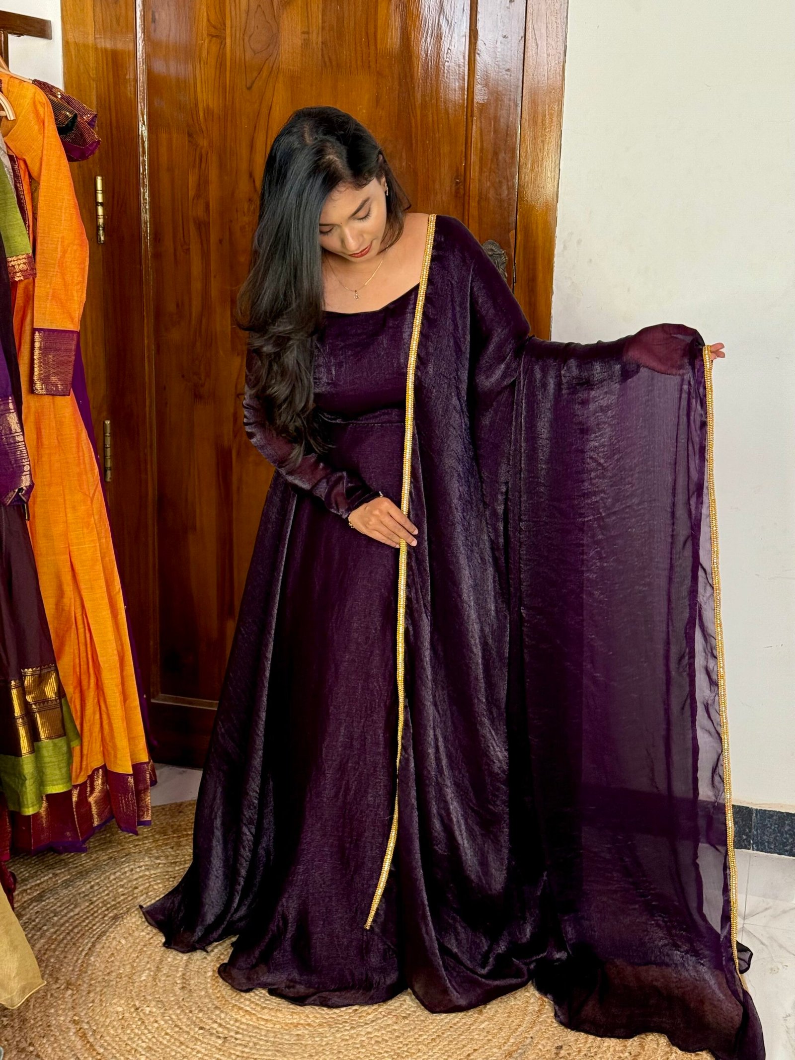 Menaka Dark Purple(Maxi)
