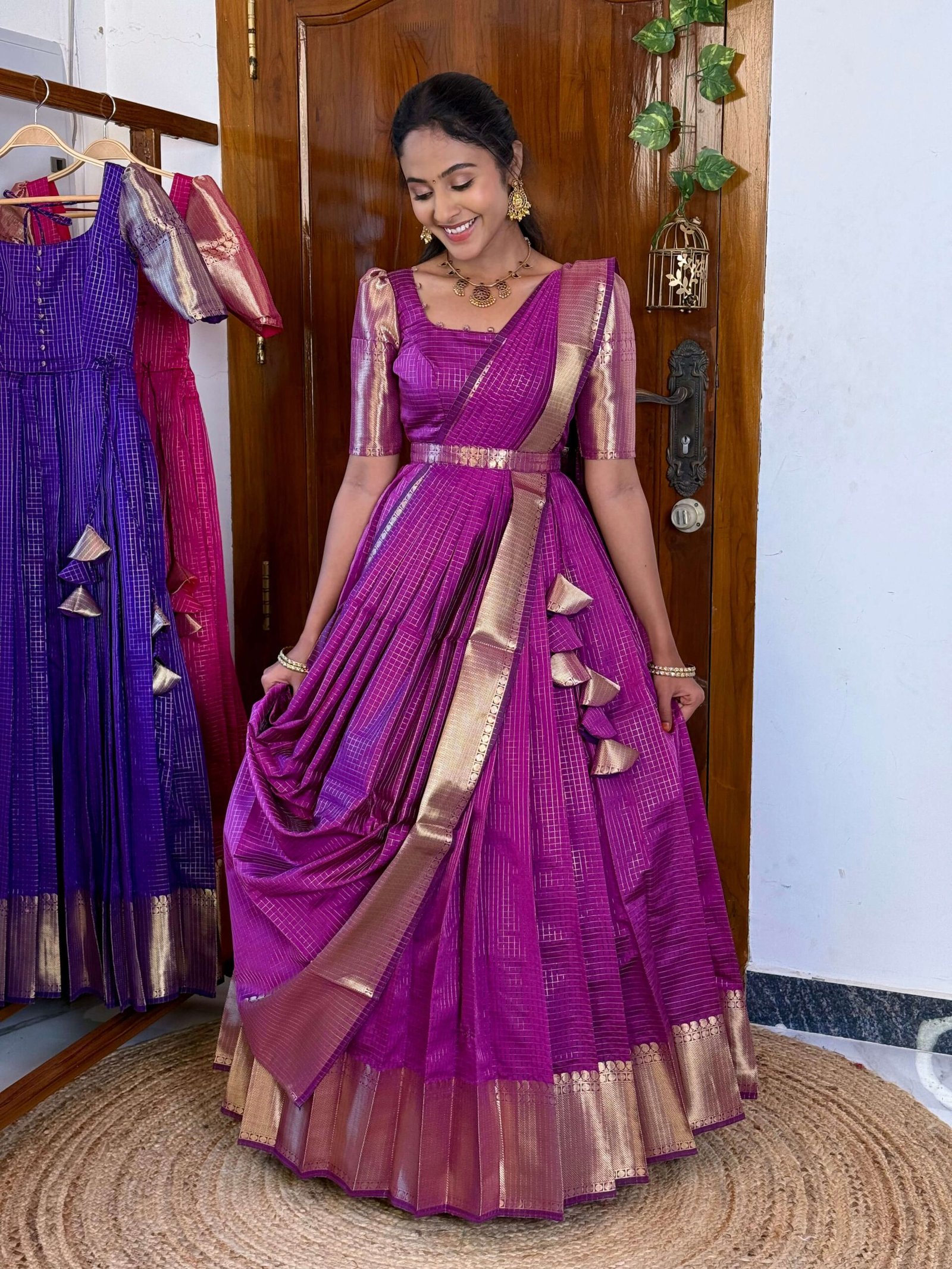 Zari Kattam Magenta