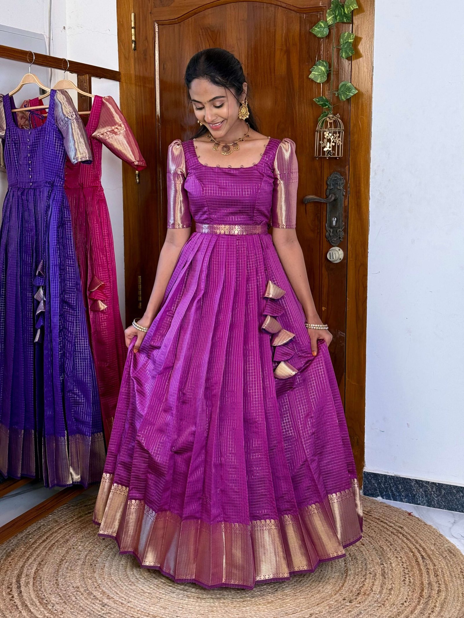 Zari Kattam Magenta