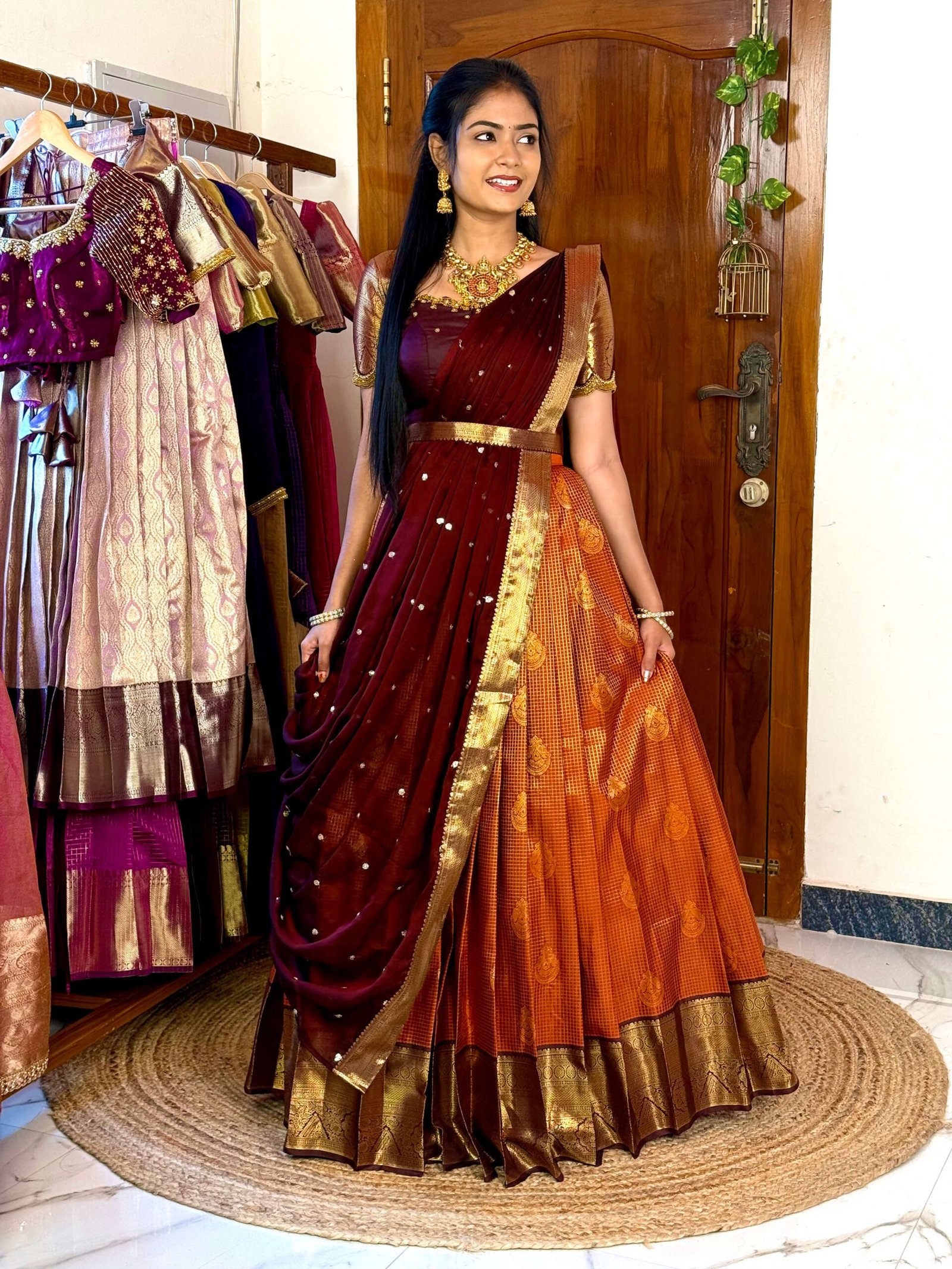 Premium Kanchipuram Silk Lehenga