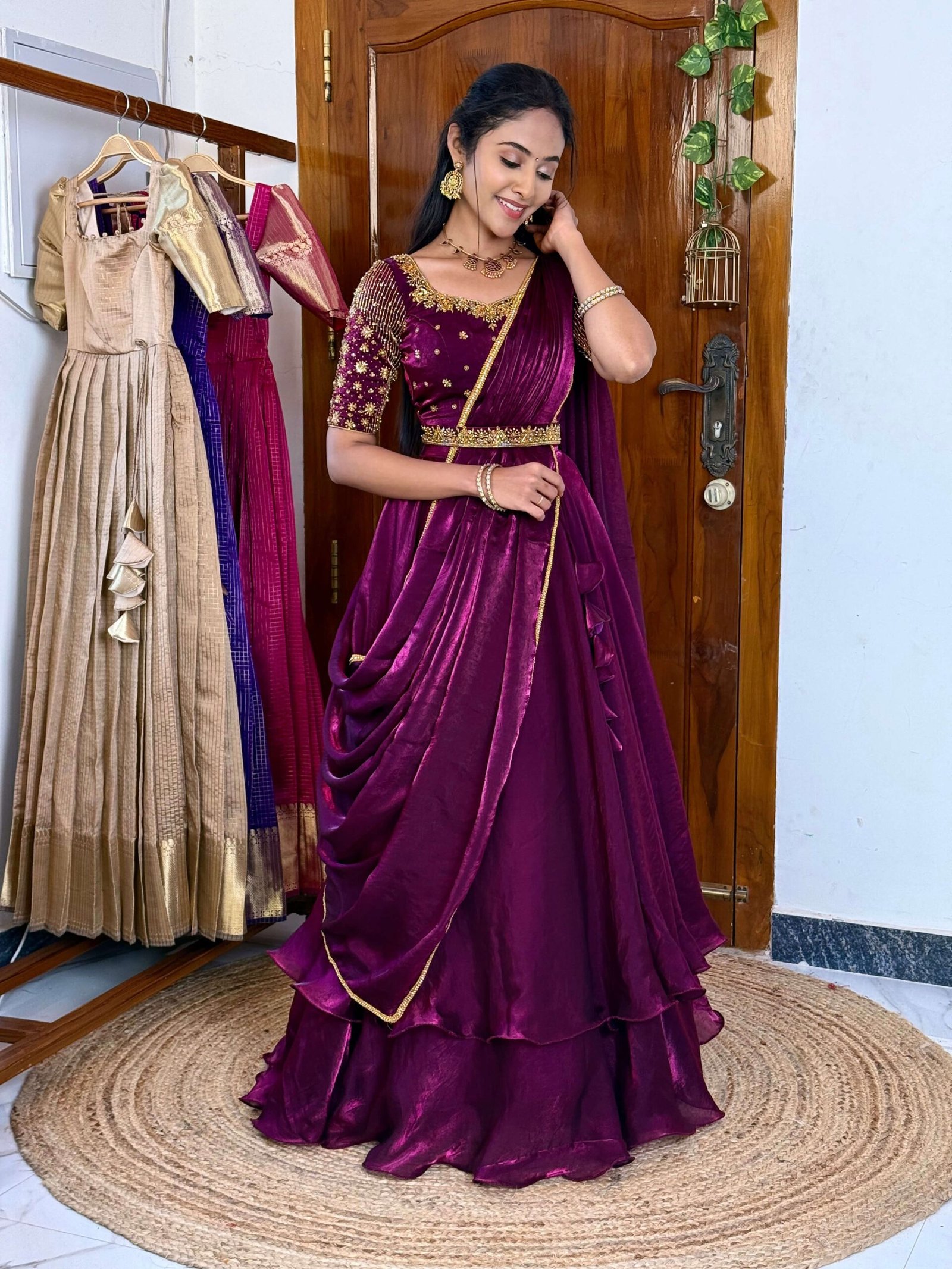 Purple bliss Lehenga