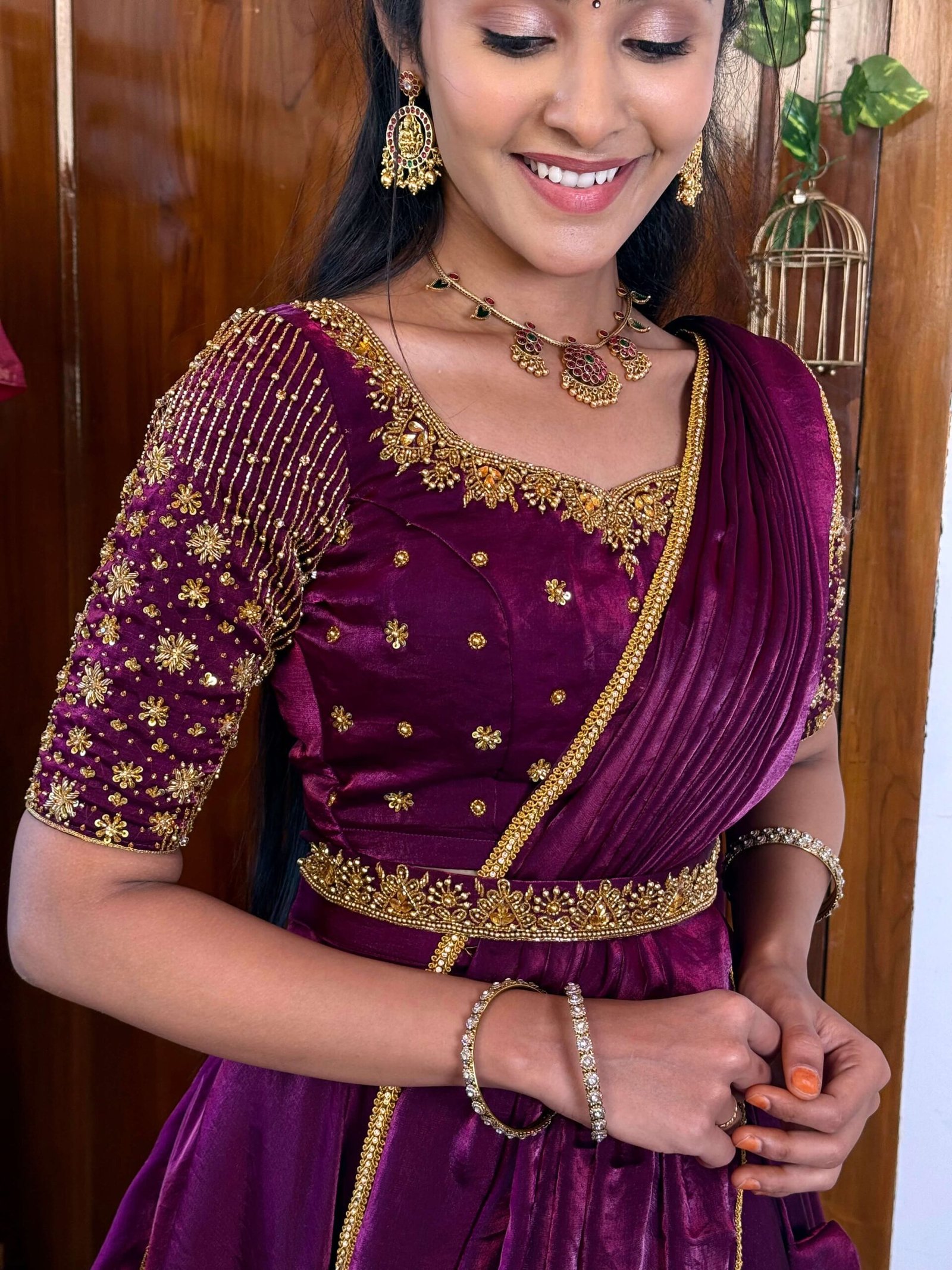 Purple bliss Lehenga