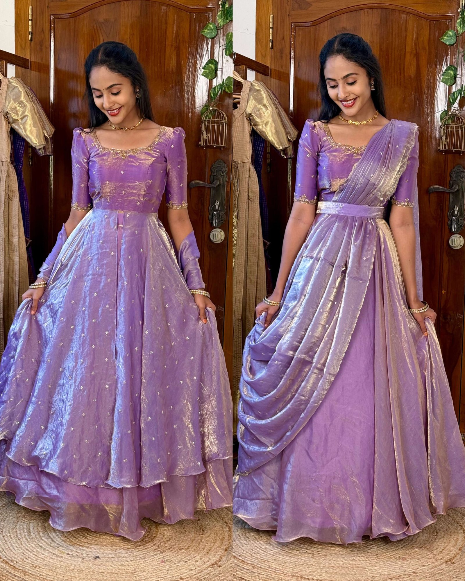 3 in 1 Lavender AIRA Lehenga