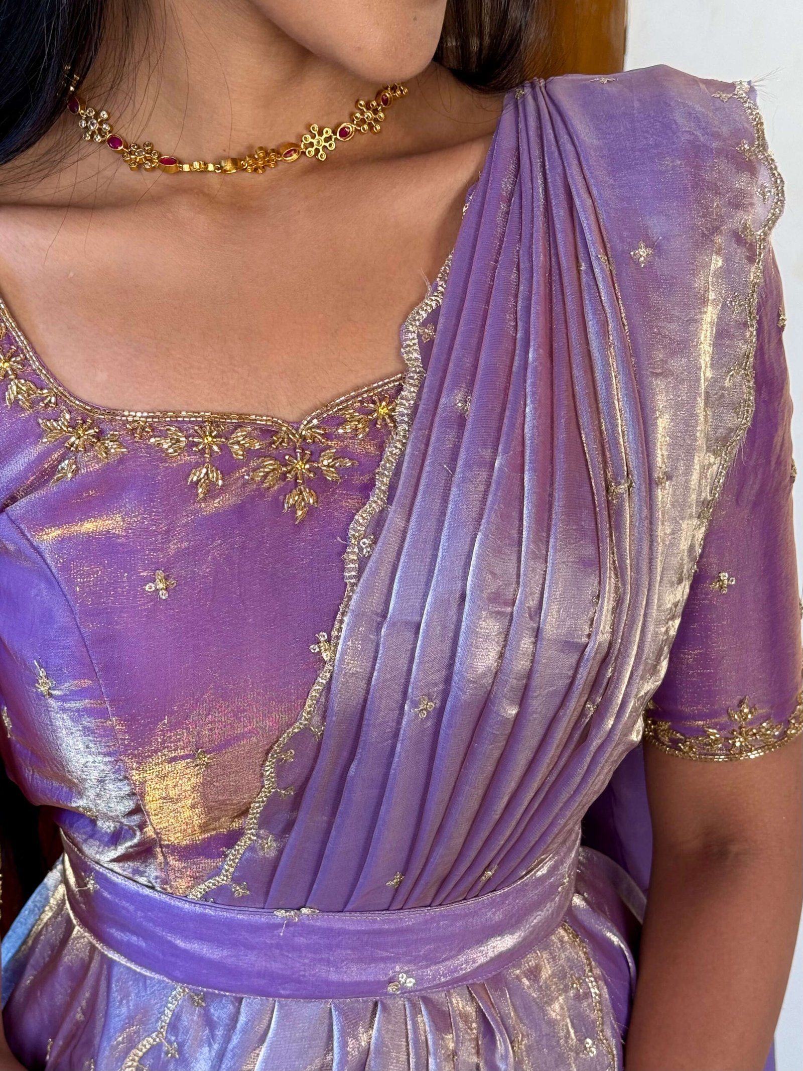 3 in 1 Lavender AIRA Lehenga