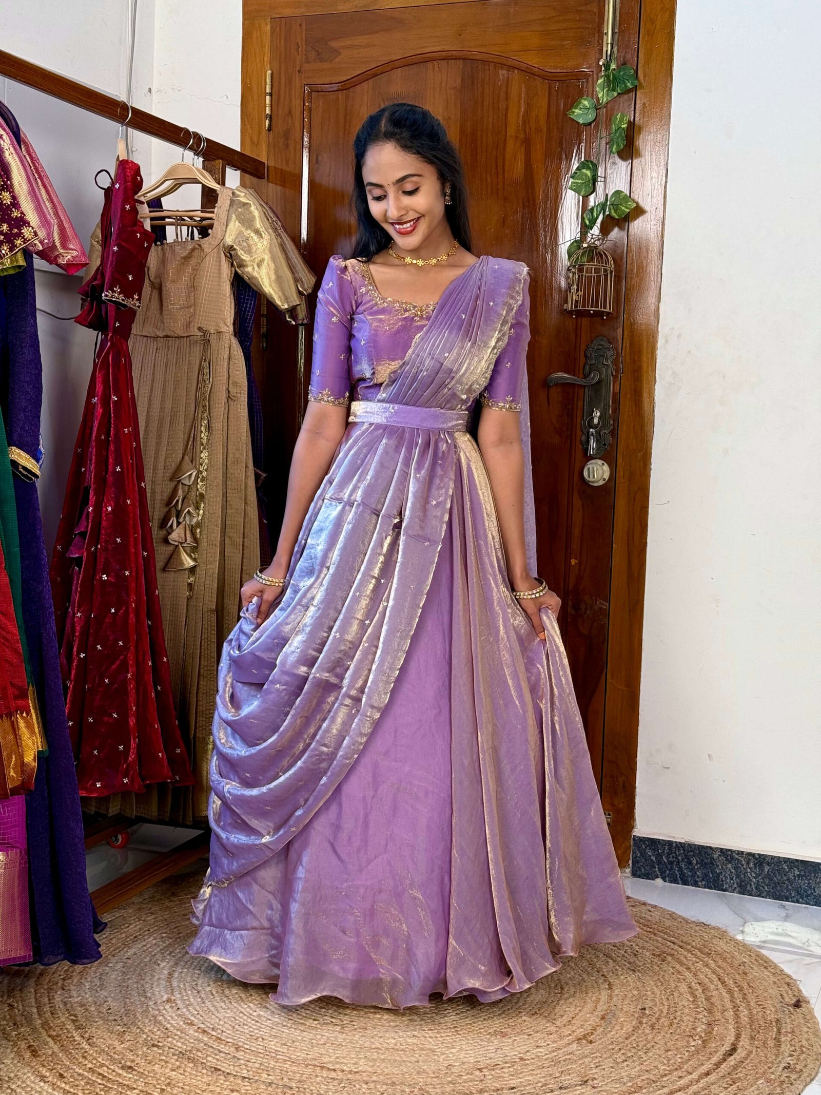 3 in 1 Lavender AIRA Lehenga