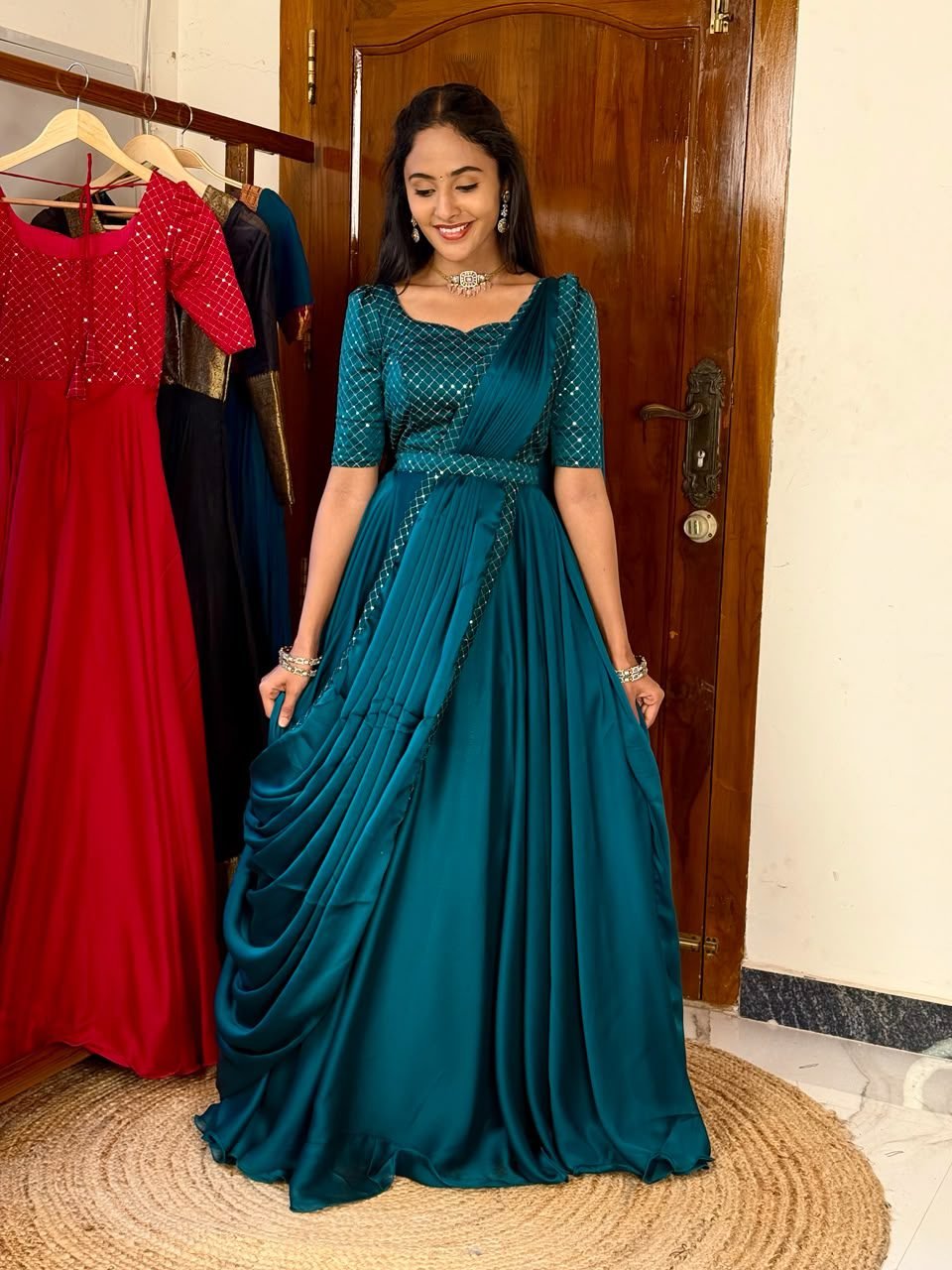 ZIYA RANI PEACOCK GREEN