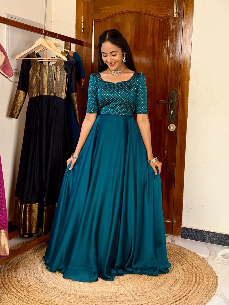 ZIYA RANI PEACOCK GREEN
