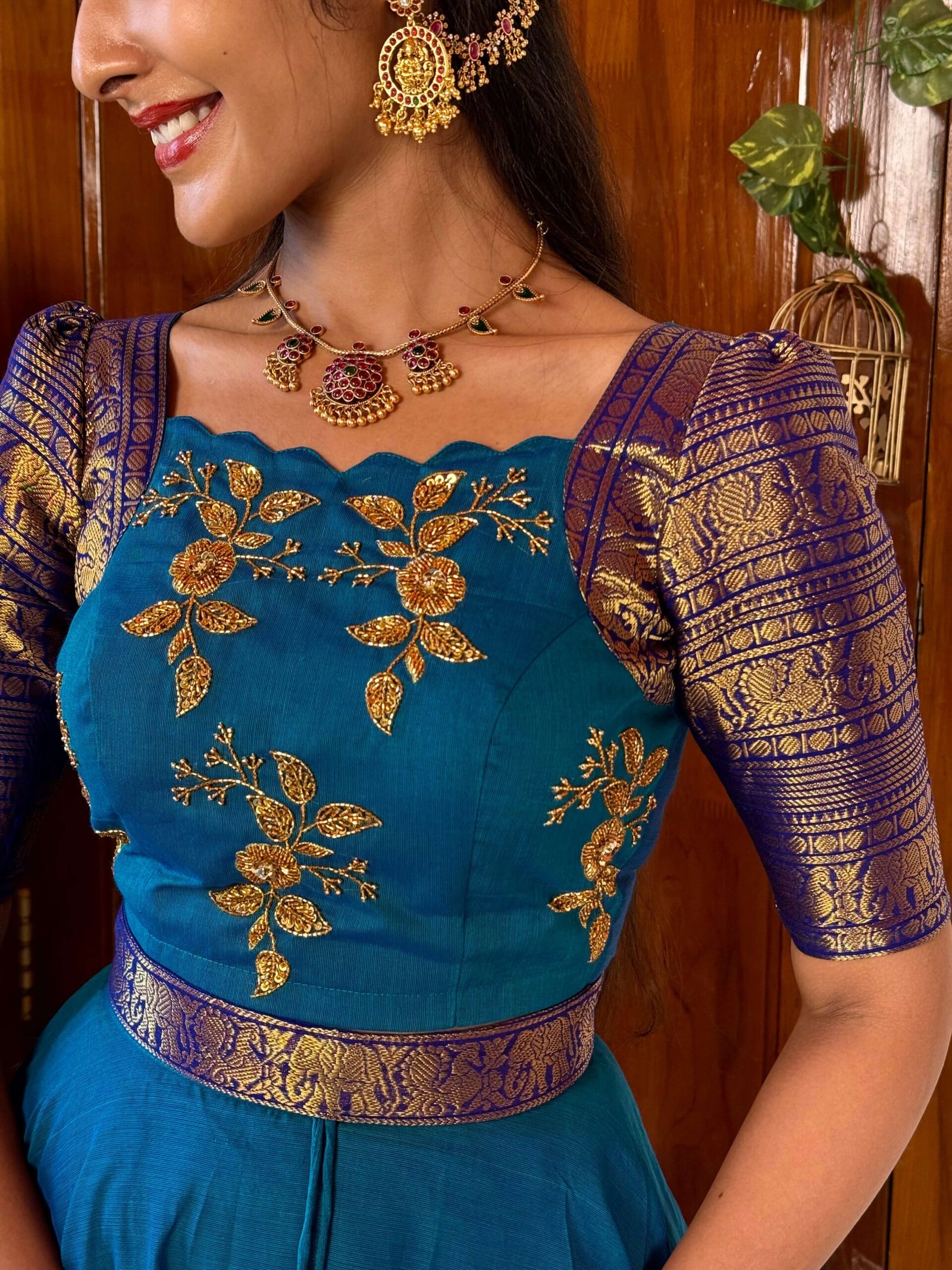 4 in 1 Dreamy layers Peacock and Pepsi blue set