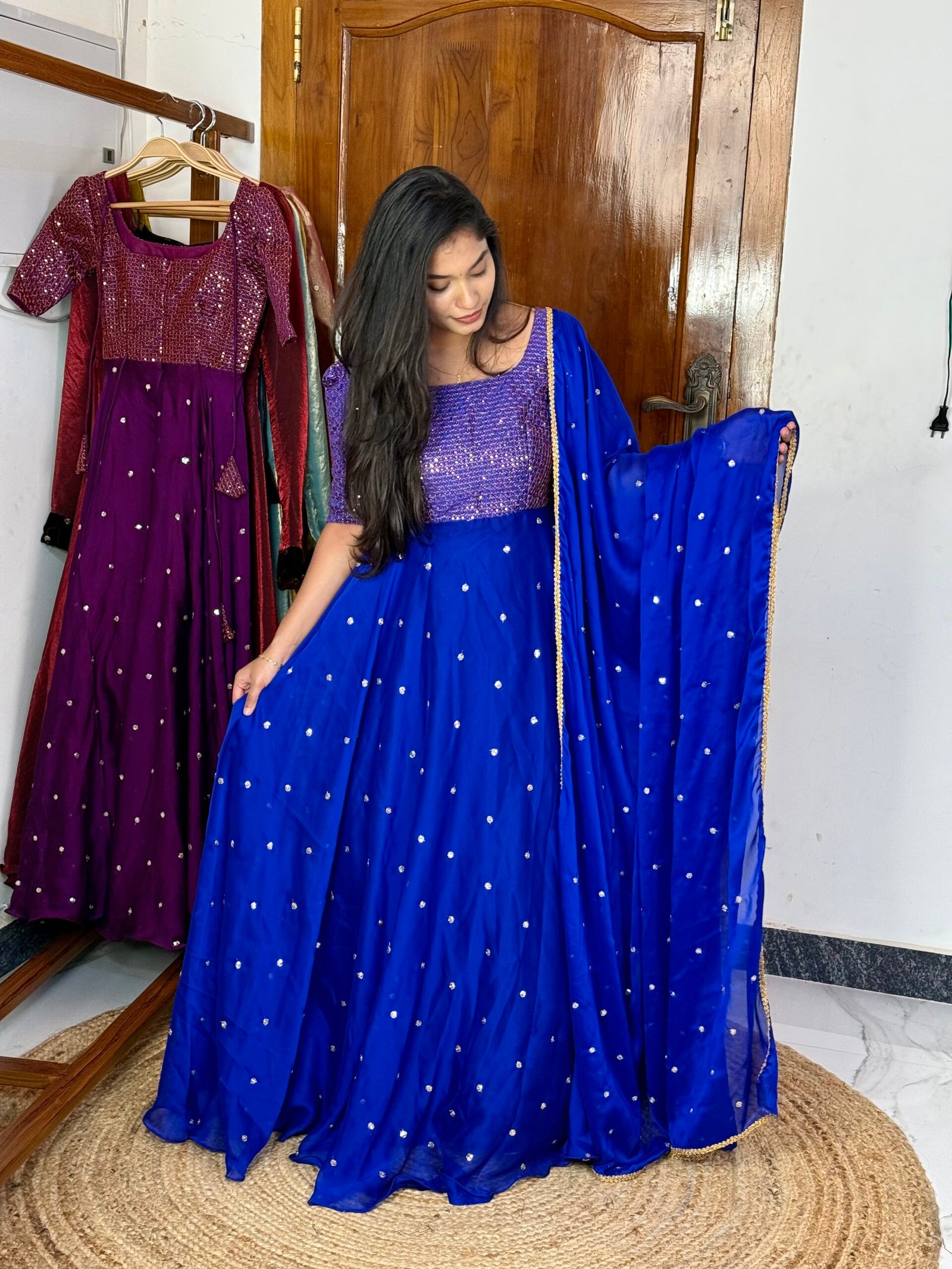 SHINE - Blue maxi