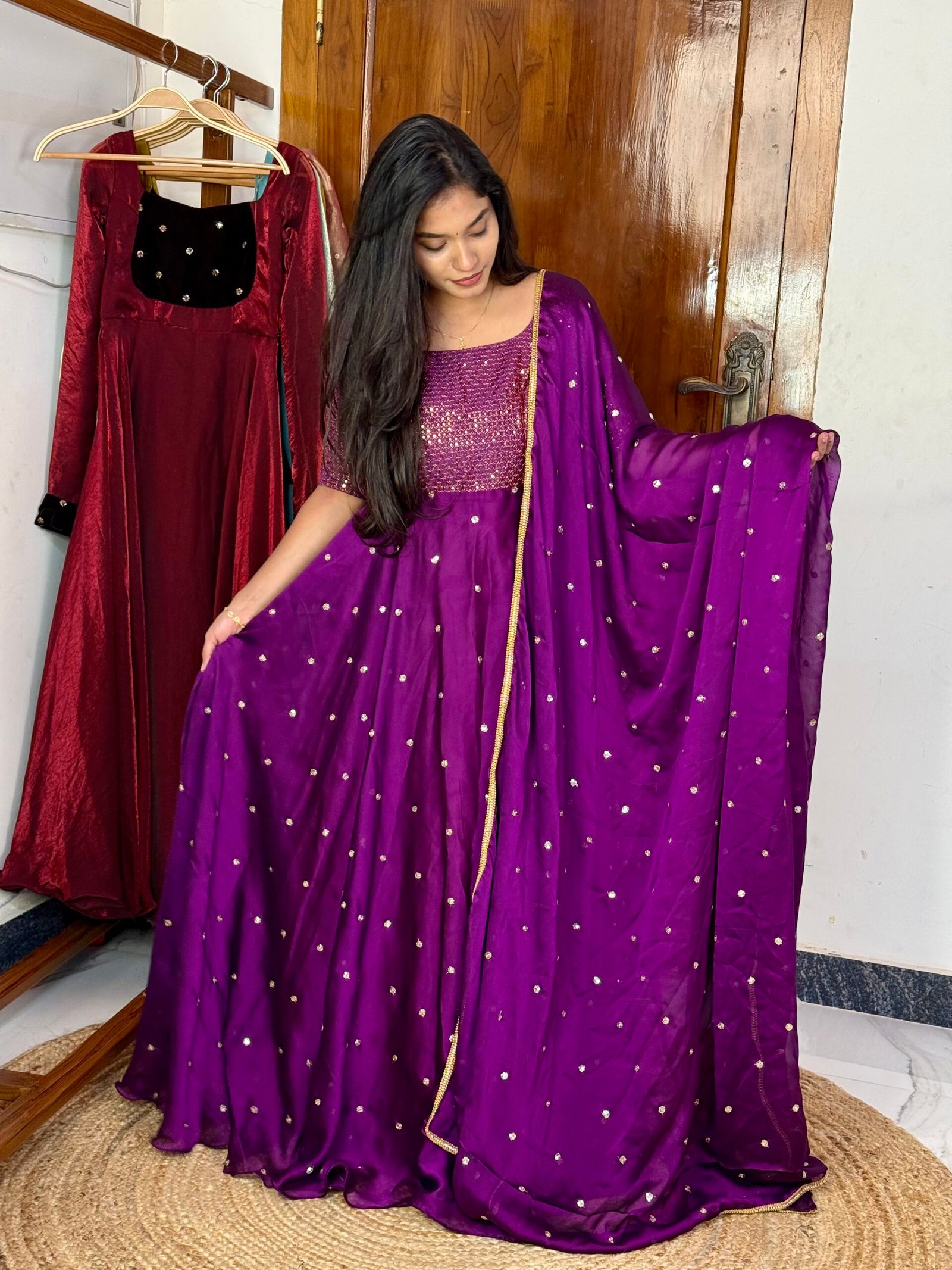SHINE - Purple maxi