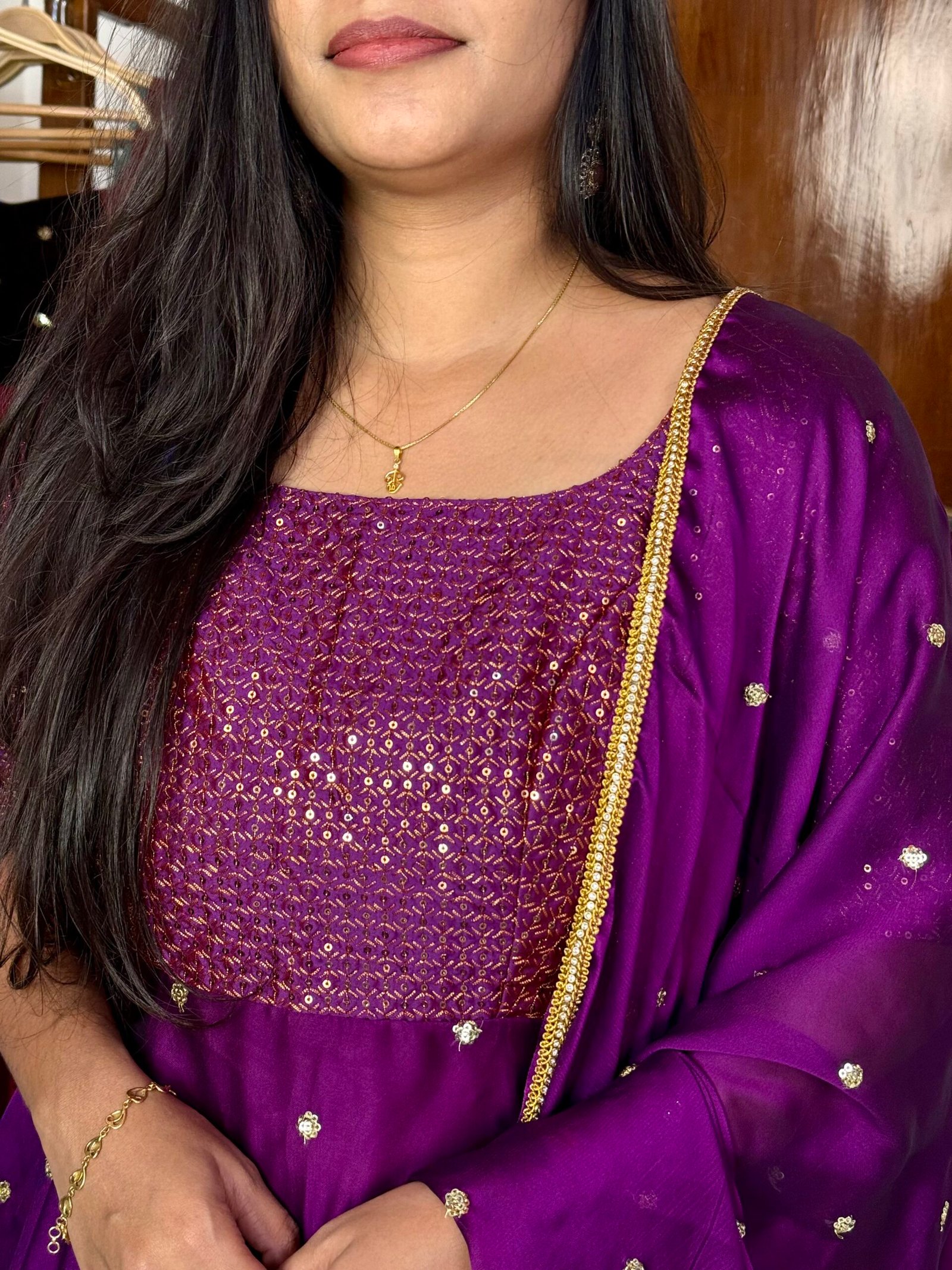 SHINE - Purple maxi