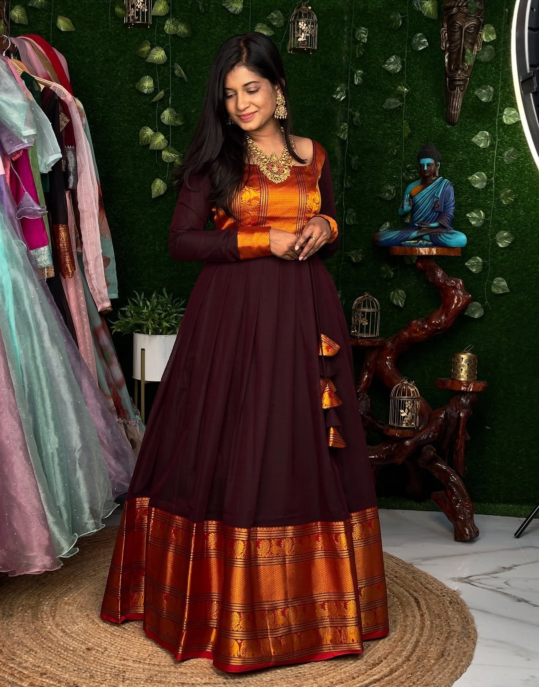 SITHIRAM - MAROON (Lehengas)