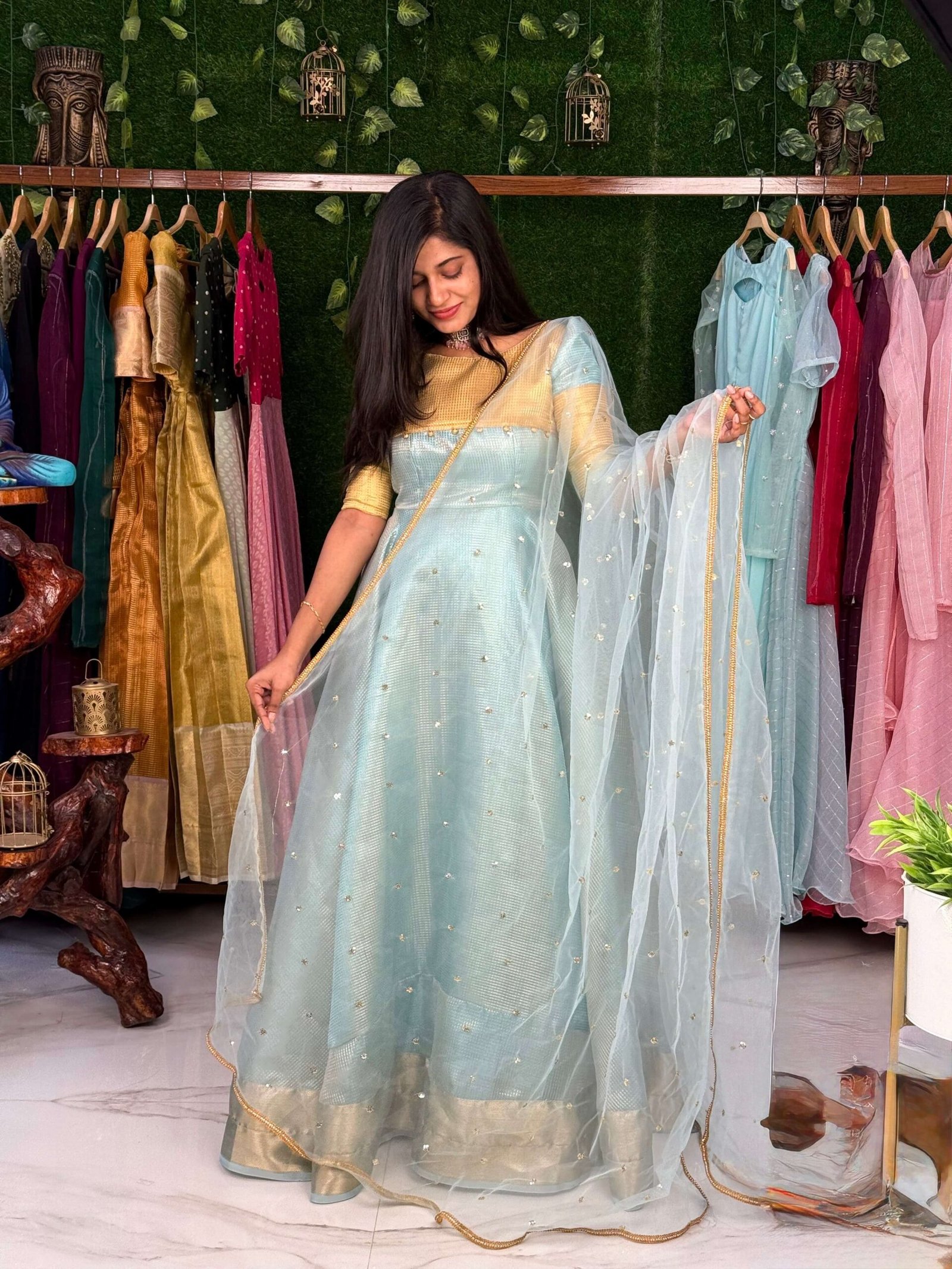 TISSUE SERIES - Sky blue (Maxi)